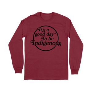 It's a Good Day - Red/Long sleeve