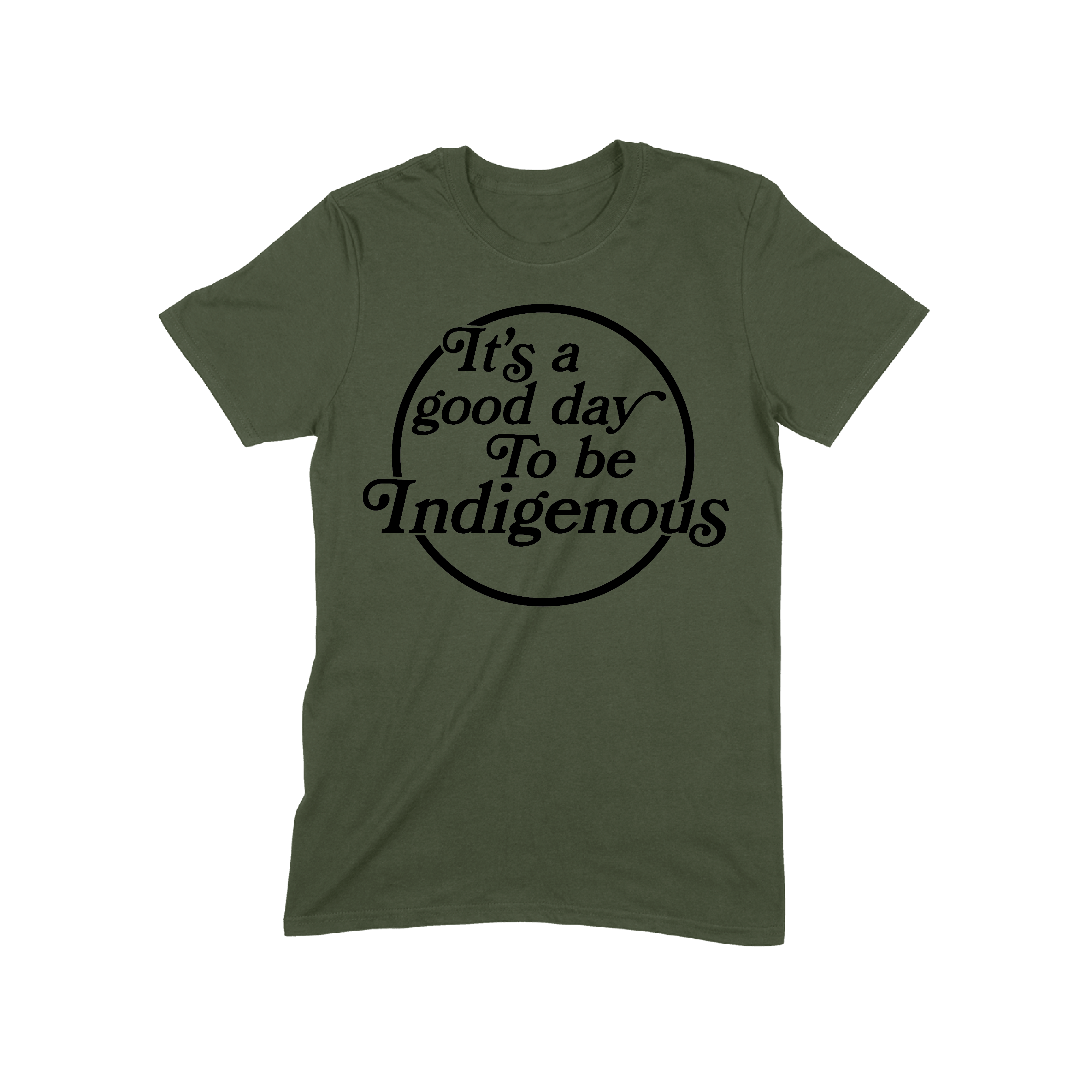 It's a Good Day - Olive/Short sleeve