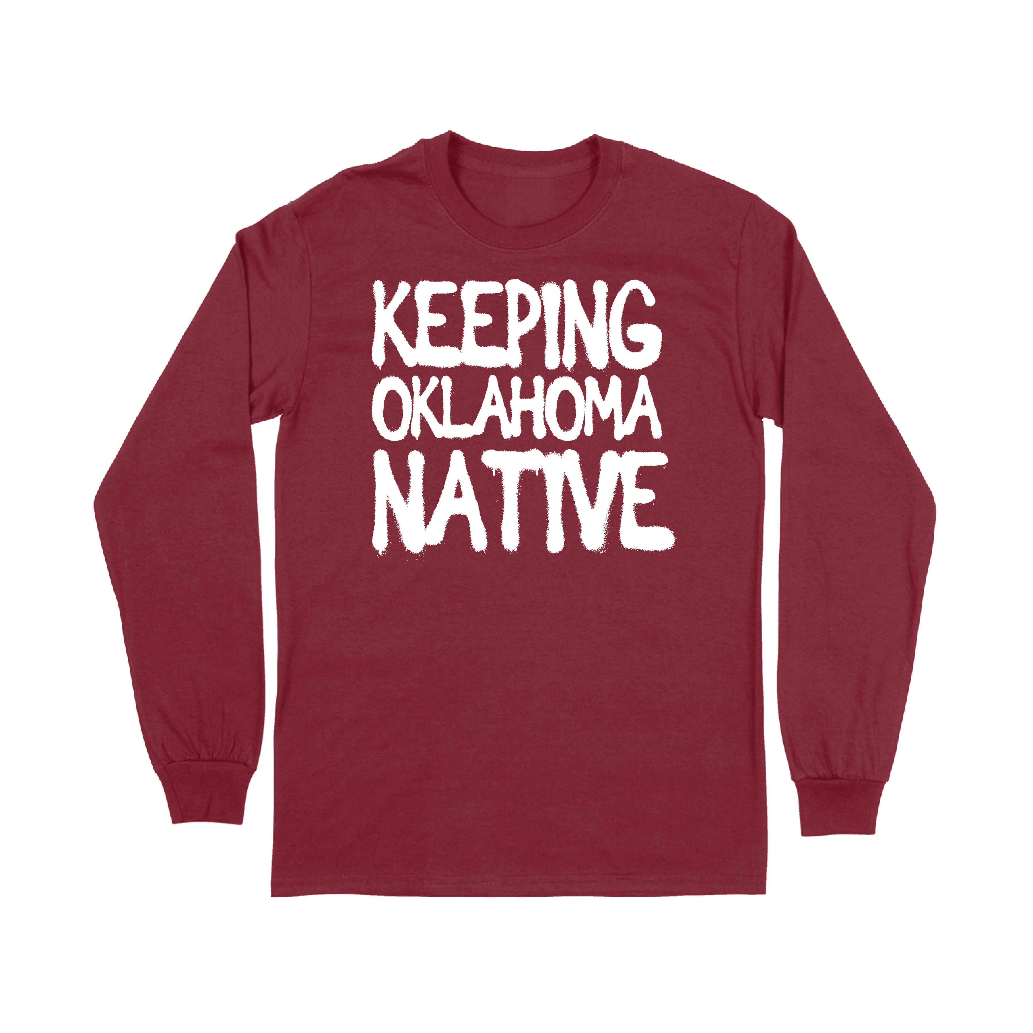 Keeping Oklahoma Native - Red/Long sleeve