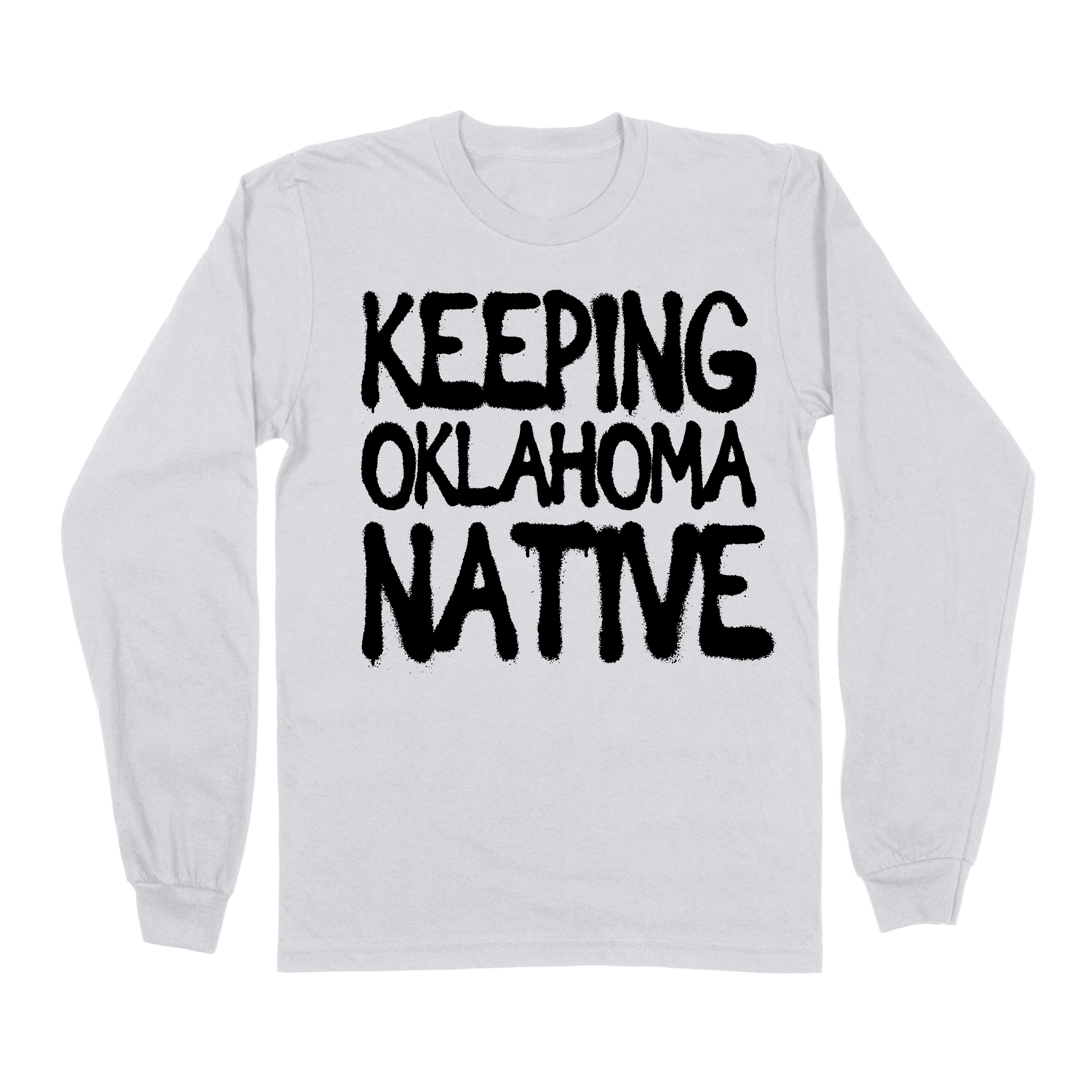 Keeping Oklahoma Native - Athletic Gray/Long sleeve