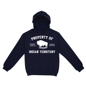 Property of Indian Territory - Navy/Hoodie