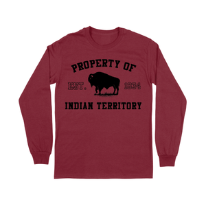 Property of Indian Territory - Red/Long sleeve