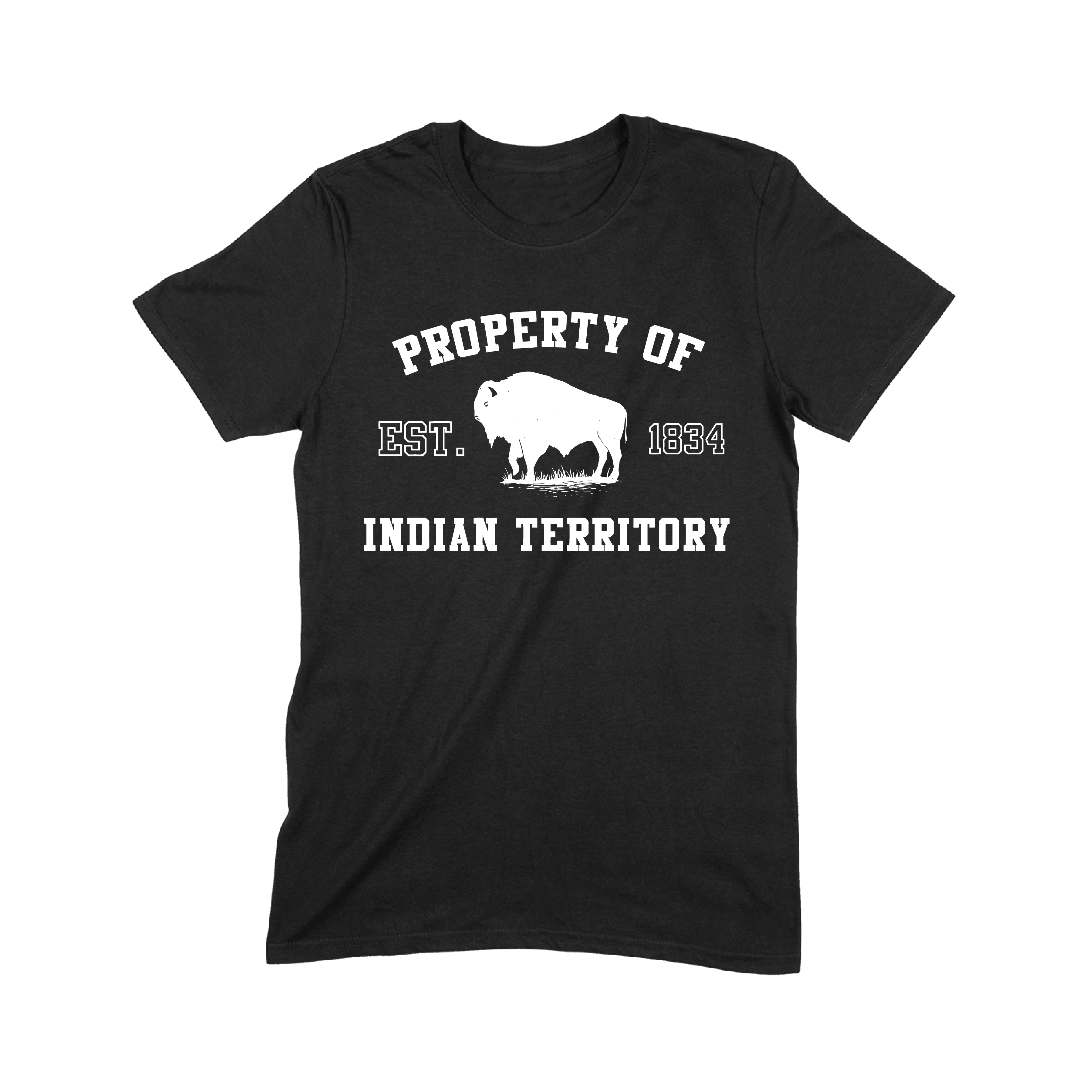Property of Indian Territory -Black/Short sleeve
